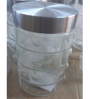METAL KAPAKLI CAM KAVANOZ 1300 Cc