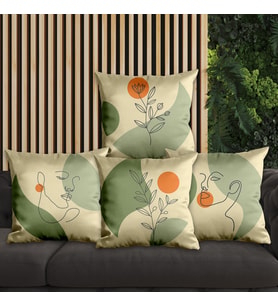 eJOYA Modern Tasarımlı 4'lü Yastık İçi Ve Kırlent Kılıfı 45cm 113666