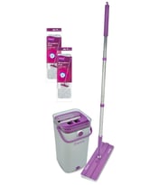 Wondero Flat Temizlik Seti + 2 Adet Yedek Mop Avantaj Paketi