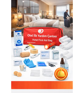 Otel ve İşletme İlk Yardım Çantası - 35 Parça - Yönetmeliğe Uygun