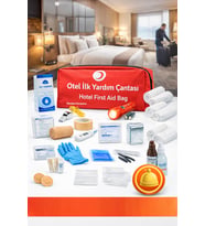 Otel ve İşletme İlk Yardım Çantası - 35 Parça - Yönetmeliğe Uygun