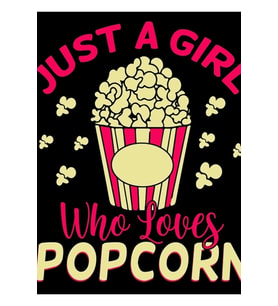 Cinema Lover Women Girls Kids Hediye Popcorn Shirt Tablo Ahşap Poster Dekoratif