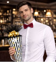 Koni Club Erkek Hediye Konisi 5– Papyon, Cüzdan, Bileklik ve Aksesuar Seti (Şık & Premium Tasarım)