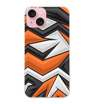 PrintiFy Apple iPhone 15 Uyumlu Grafiti Tasarımlı Slim Fit Şeffaf Silikon Kılıf