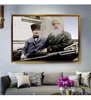 Altın Çerçeveli dekoratif tablo l1896 (Gold)