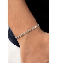 925 Ayar Gümüş Figaro Zincir Bileklik 4.5 Mm 21 Cm