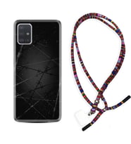 Samsung a71 A72 A73 A7 A9 2018 C7 C9 Kılıf Boyun Asklı Rasta Silikon Dikenli Tel 1779
