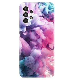 Samsung Galaxy M14 Kılıf Resimli Desenli Baskılı Silikon Pink Cloud 1305