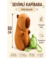 Capybara 50 cm – Yumuşak & Sevimli Peluş Oyuncak