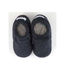 Hopfrög Recycled Woo Wooly Yünlü Lacivert Barefoot Patik (Hediye Seti)