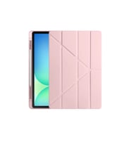 Apple iPad Pro 13 (2024) Kılıf Kalemlikli Hugo Tablet Kılıfı - Rose Gold