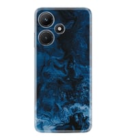 Infınix Hot 30i Kılıf Silikon Desen Özel Seri Blue Zigzag 1687
