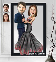 Kişiye Özel 3D  Ahşap Tablo Sevgili 30x40 -9