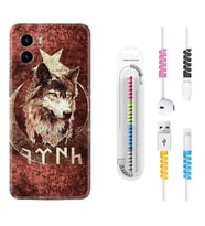Vivo Y15S Y32 Y33S Y51 Y53S Kılıf Kablo Koruma Spiral Silikon Göktürk 3 1412