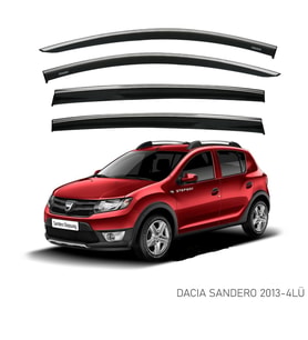 EKİCİLER  DACIA SANDERO STEPWAY 2013 SONRASI KROMLU CAM RÜZGARLIĞI