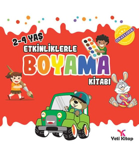 Etkinliklerle Boyama Kitabı 1 - (2-4 Yaş)
