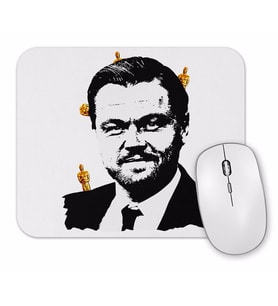 Oscar  Goes To Leonardo Di Caprio Mouse Pad