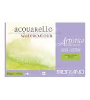 Fabriano Artistico Extra White Suluboya Blok 300 gr. 31x41 cm. 20 yp. Kaba Grenli Rough 