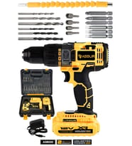 12V Metal Şanzıman Çift Akülü Şarjlı Matkap Vidalama