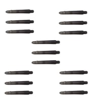 5 Set (15 Adet) 48mm Siyah Şeffaf Polikarbon (PC) Dart Shaft-şaft