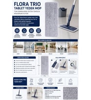 Flora Trio Tablet Yedek Mop