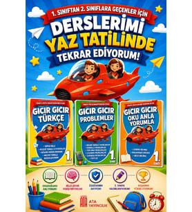 1. Sınıftan 2.Sınıfa Geçenler İçin Derslerimi Yaz Tatilinde Tekrar Ediyorum Seti -4