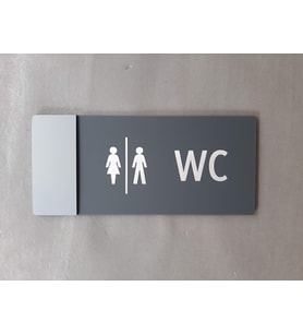 Mat Klasik Seri WC Yönlendirme Tabelası