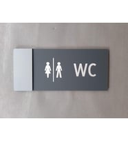 Mat Klasik Seri WC Yönlendirme Tabelası