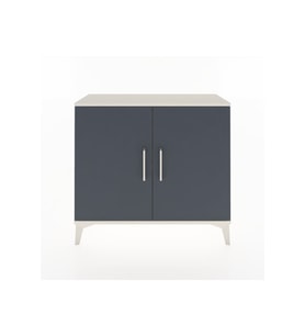 Arges Şifonyer Tek Raflı 2 Kapaklı 88x30x80 Aytaşı-Antrasit