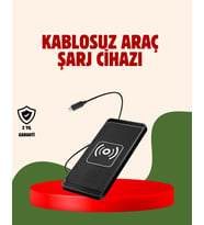 Northcity 15W Hızlı Kablosuz Manyetik Araç Şarj Pedi – MagSafe Uyumlu Güvenli Tasarım