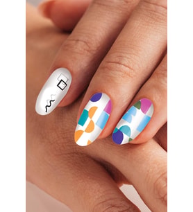 Kalpler -2 Tırnak Dövmesi, Tırnak Tattoo, Nail Art, Tırnak Sticker