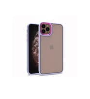 Apple iPhone 12 Pro Uyumlu Kılıf Zore Flora Kapak (Lila)