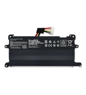 Asus ROG G752VL ile Uyumlu Notebook Bataryası Pili- Ver.1 (6 Cell) (Siyah)
