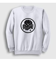 Presmono Unisex Beyaz Logo V2 Müzik Death In June Sweatshirt 503652tt (Beyaz)