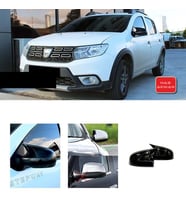 Dacia Duster 1 FL Batman Yarasa Ayna Kapağı Parlak Siyah ABS 2010 2011 2012 2013 2014 2015 2016 2017