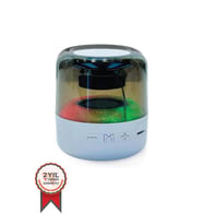 Torima D14 Taşınabilir Kablosuz Bluetooth Hoparlör Beyaz
