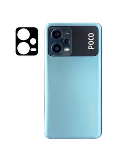 Xiaomi Poco X5 Zore 3D Kamera Camı Koruyucu (Siyah)