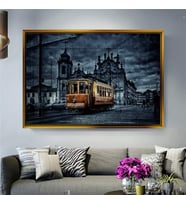 Altın Çerçeveli dekoratif tablo a878 (Gold)