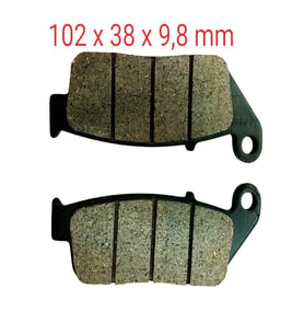 Ön Fren Disk Balatası Fa142 Z-One 180 Zontes S250