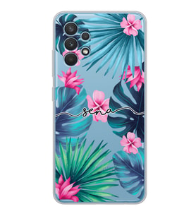 Samsung Tropical Tasarımlı Şeffaf Telefon Kılıfı