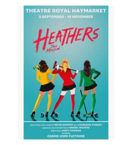 Heathers : Müzikal - West End Tablo Ahşap Poster Dekoratif