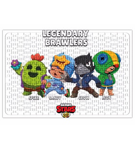 Brawl Stars Legendary Puzzle 240 Parça Yapboz