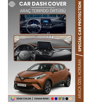 TOYOTA C-HR (2016-2022) Torpido Örtüsü Ön Göğüs Koruma Araca Özel Çatlamayı Önler Kaymaz
