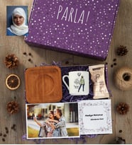 Kişiye Özel Karikatürlü Cute But Capricorn Oğlak Burcu Hediye Kutusu - Kişiye Özel Türk Kahvesi Fincanı, Türk Kahvesi 6 Gr, Fotoğraf 1 Adet Doğum Günü Hediyesi