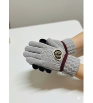 KİTTİ 25240-03 KIZ ÇOCUK ÖRME TRİKO ELDİVEN 9-12 YAŞ (Gri)