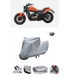QJ SRV 550 ST  Su Geçirmez Motosiklet Brandası ARKA ÇANTA UYUMLU