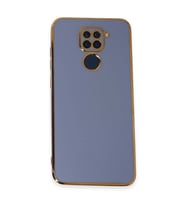 Xiaomi Redmi Note 9 Kılıf Volet Silikon - Mavi