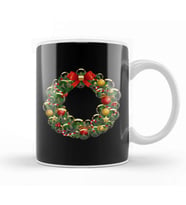 Overwatch Logo Multiface Christmas Wreath Kupa Bardak Porselen