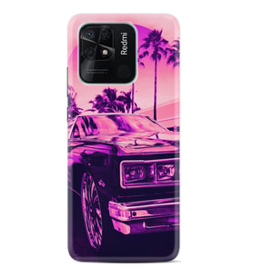 Xiaomi Redmi Note 7 8 9 Pro 10 2022 10 Pro 10S Kılıf Desenli Silikon Mor Araba 1711