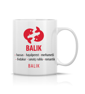Baskılı Kupa (Beyaz)